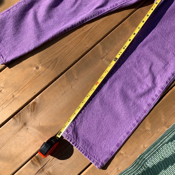 Purple High Rise Levi’s Fresh w Mushroom Tab - Picture 8 of 16